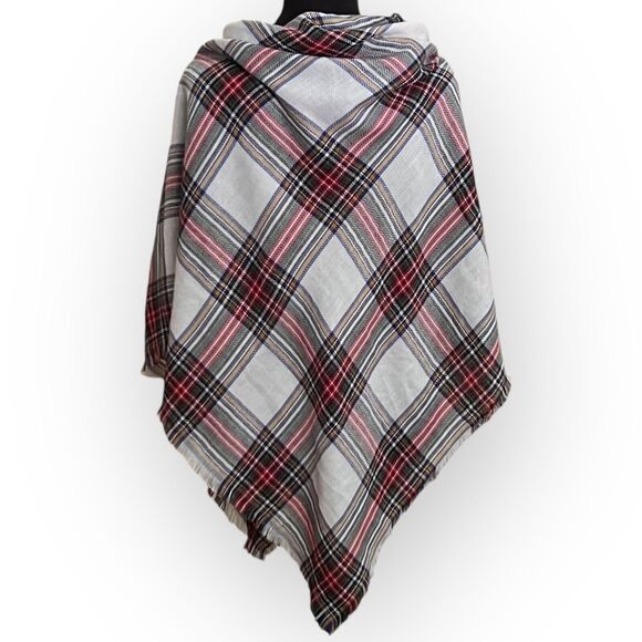 Unbranded Women's Tartan Plaid Woven Fringed Rectangle, Wrap, Shawl, Scarf - Picture 9 of 15